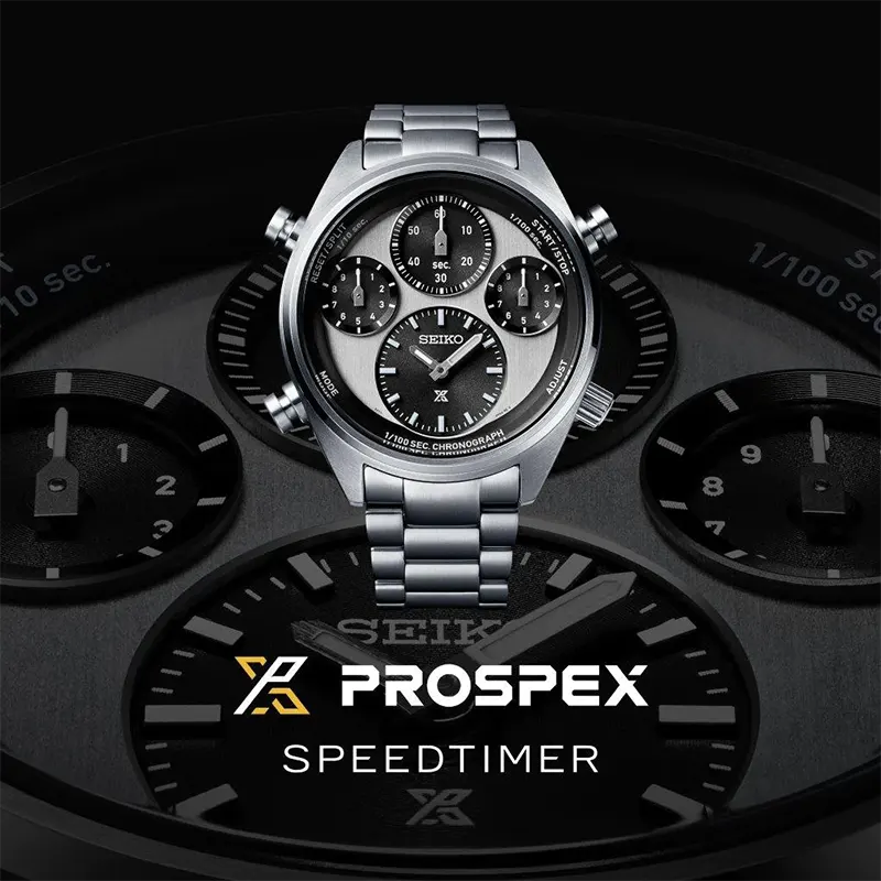 Seiko Prospex Speedtimer Solar Panda Men's Watch | SFJ001P1